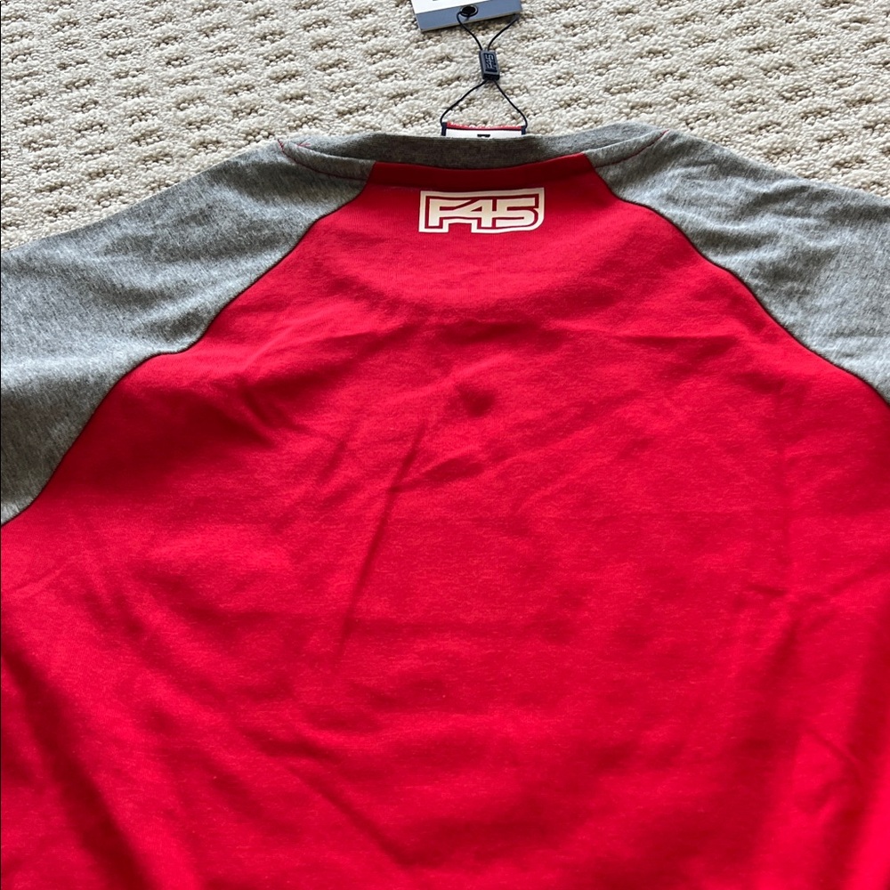 F45 Red and Gray Men's Athletic Tee - Picture 5 of 6